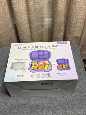 NWT - bentgo Lunch & Snack Bundle 2 Pack - Lunch and Snack Box